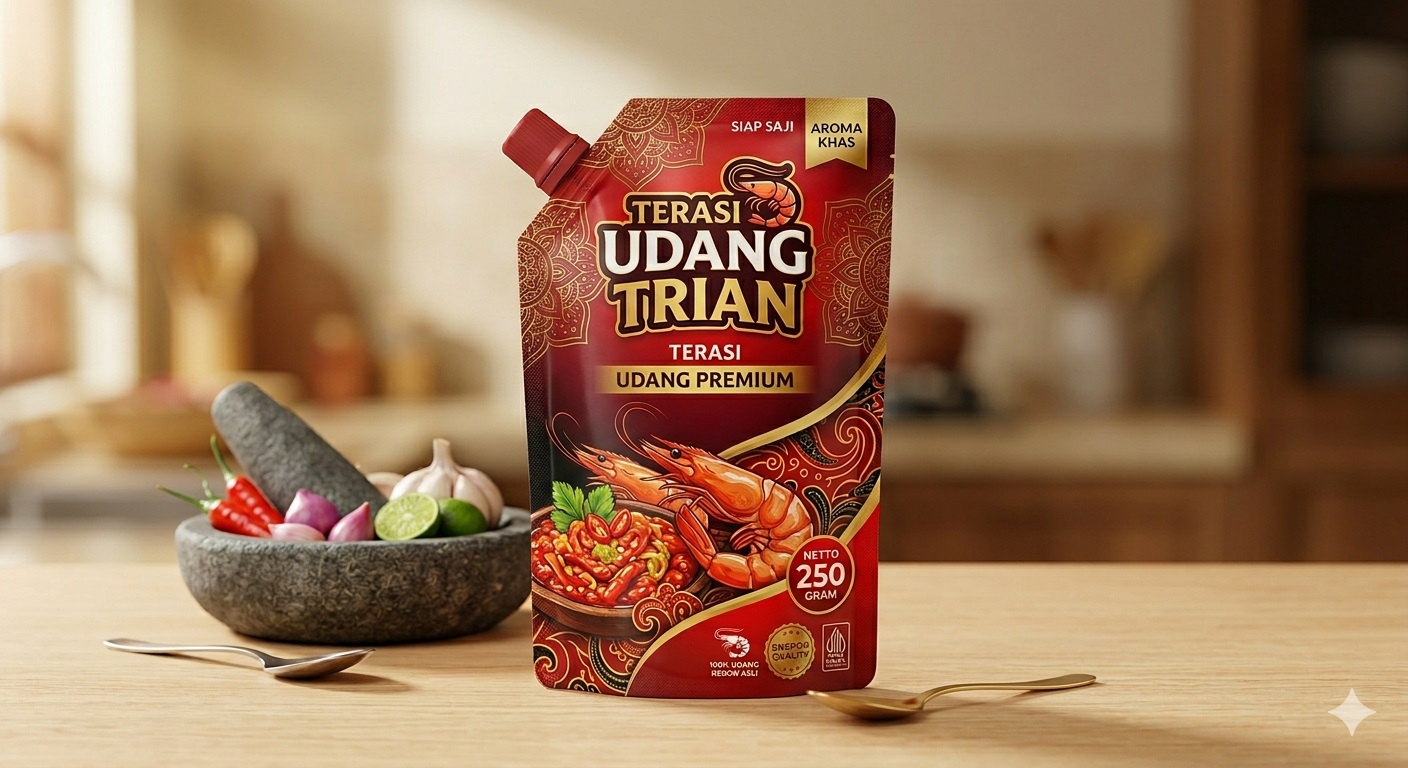 Terasi Udang Kering Premium  250gr